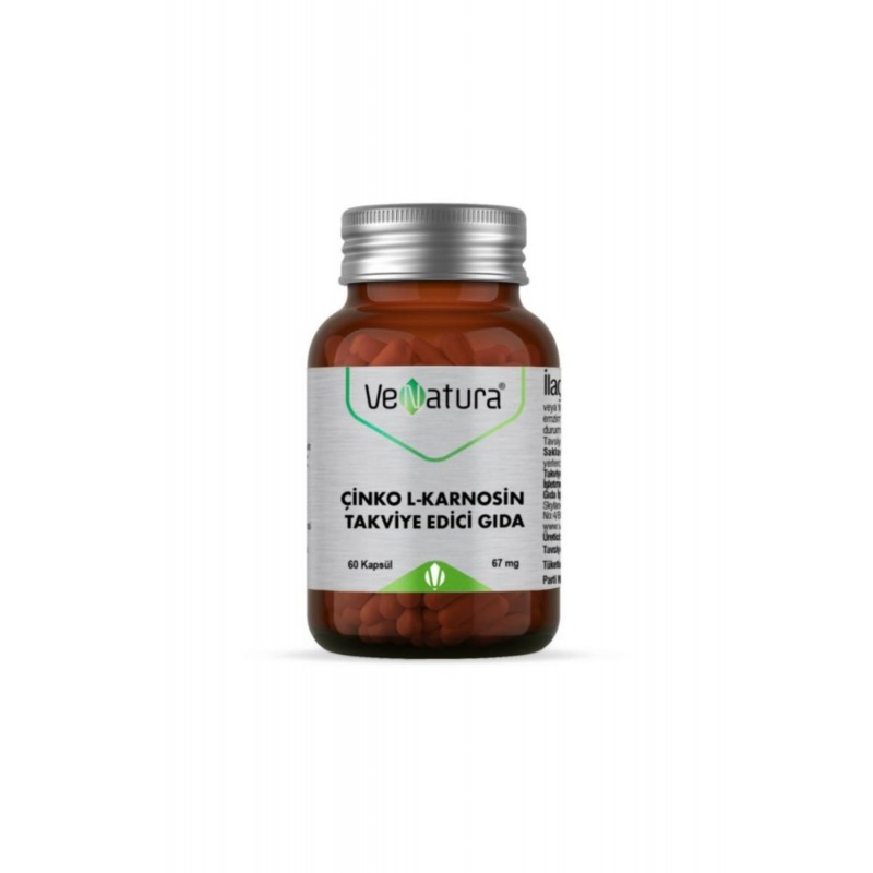 Venatura Çinko L- Karnosin 60 Kapsül