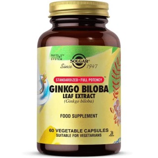 Solgar Ginkgo Biloba Leaf Extract 60 Kapsül Solgar Ginkgo Biloba Leaf Extract 60 Kapsül