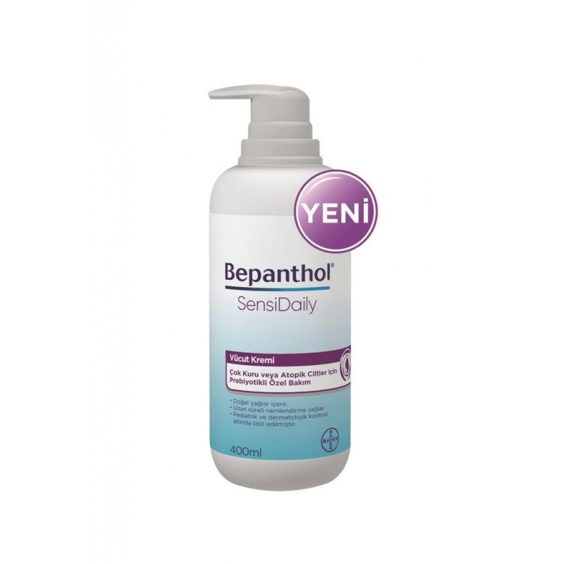 Bepanthol SensiDaily Pompalı 400 ml Vücut Kremi