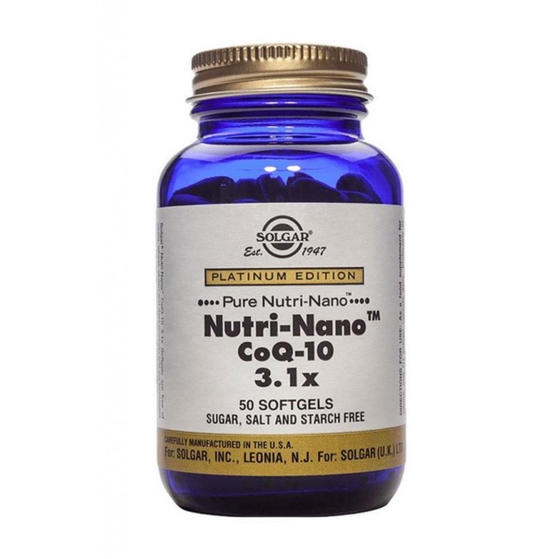 Solgar Nutri-Nano CoQ-10 3.1x 50 Kapsül