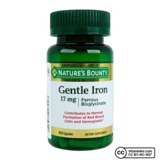 Nature's Bounty Gentle Iron 17 mg 60 Kapsül Nature's Bounty Gentle Iron 17 mg 60 Kapsül