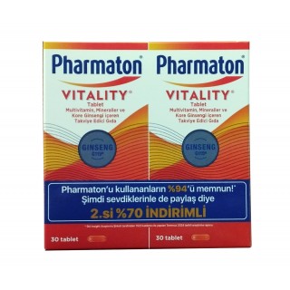 Pharmaton Vitality 30 Tablet - 2.si %70 İndirimli