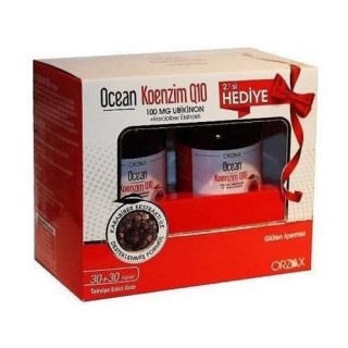 Ocean Koenzim Q10 100 mg 2 li Paket 30 Kapsül Ocean Koenzim Q10 100 mg 2 li Paket 30 Kapsül
