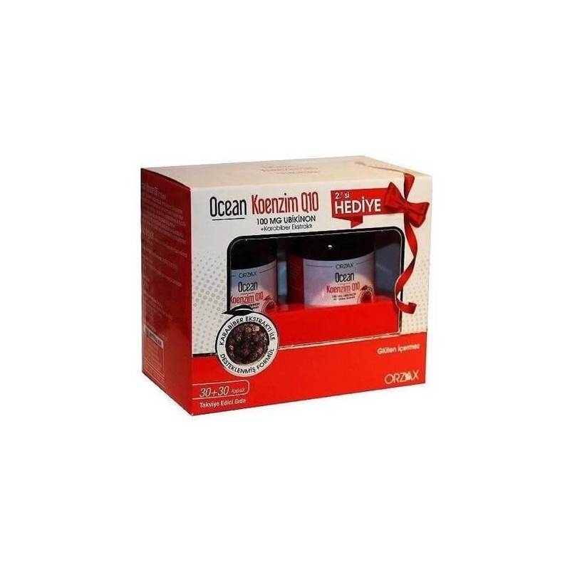 Ocean Koenzim Q10 100 mg 2 li Paket 30 Kapsül
