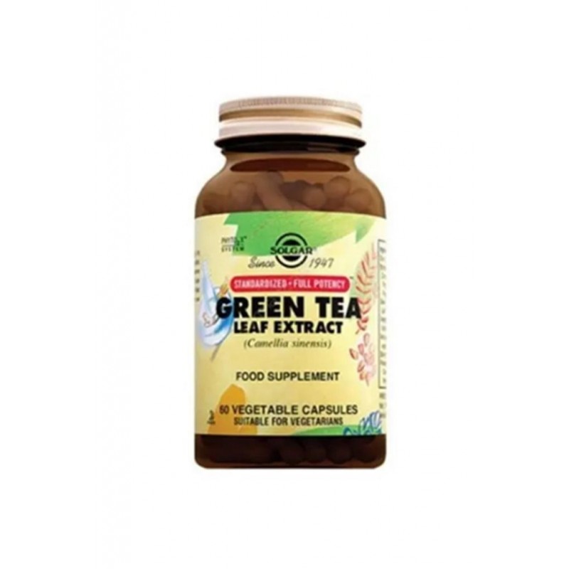 Solgar Green Tea Leaf Extract 60 Kapsül