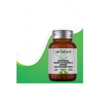 Venatura Lipozomal Demir ve Vitamin C 60 Kapsül Venatura Lipozomal Demir ve Vitamin C 60 Kapsül