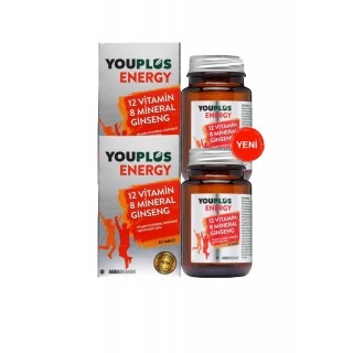 Youplus Energy 30 Tablet 2 Adet Youplus Energy 30 Tablet 2 Adet
