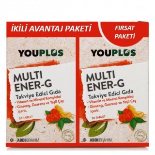 Youplus Energy 30 Tablet 2 Adet Youplus Energy 30 Tablet 2 Adet
