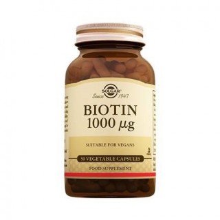 Solgar Biotin 1000 mcg 50 Kapsül Solgar Biotin 1000 mcg 50 Kapsül