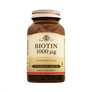 Solgar Biotin 1000 mcg 50 Kapsül Solgar Biotin 1000 mcg 50 Kapsül