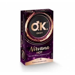 Okey Nirvana Hot 10'lu Prezervatif Okey Nirvana Hot 10'lu Prezervatif