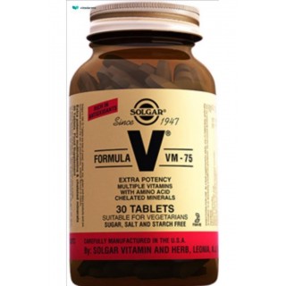 Solgar VM 75 Multivitamin 30 Tablet Solgar VM 75 Multivitamin 30 Tablet