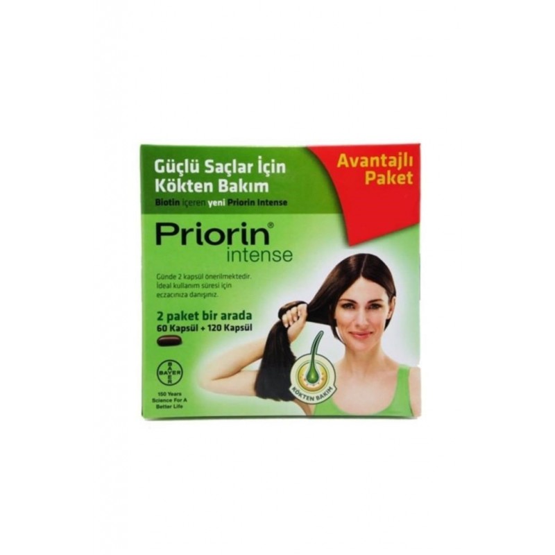 Priorin Intense 60 + 120 Saç Dökülmesini Önleyici Kapsül