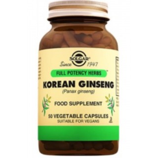 Solgar Korean Ginseng 50 Kapsül Solgar Korean Ginseng 50 Kapsül