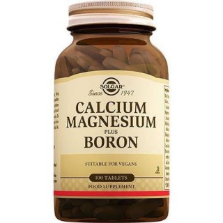Solgar Calcium Magnesium Plus Boron 100 Tablet Solgar Calcium Magnesium Plus Boron 100 Tablet
