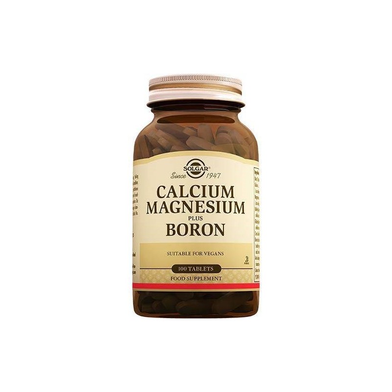 Solgar Calcium Magnesium Plus Boron 100 Tablet