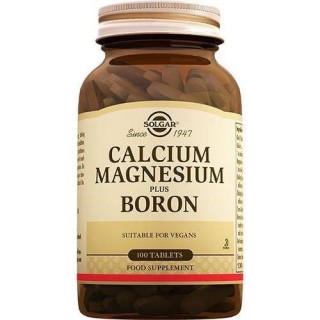 Solgar Calcium Magnesium Plus Boron 100 Tablet Solgar Calcium Magnesium Plus Boron 100 Tablet