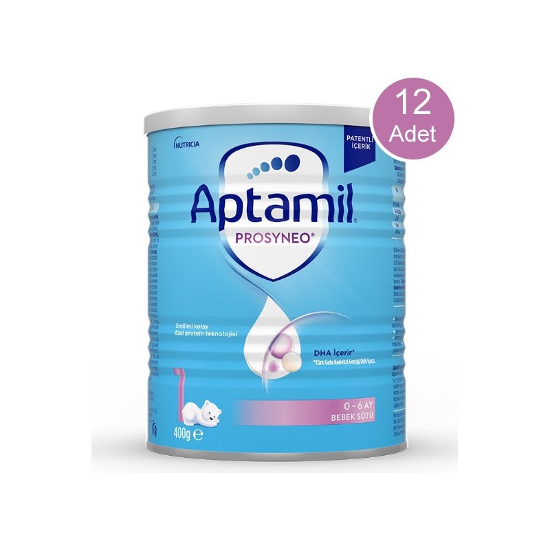 Aptamil Prosyneo 1 Numara Bebek Devam Sütü 400 gr 12 adet