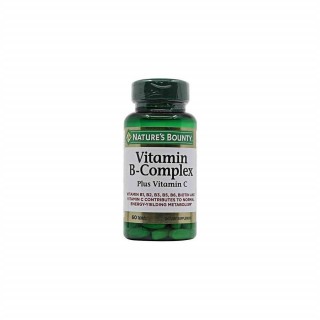 Nature's Bounty B-Complex Plus Vitamin C 60 Tablet Nature's Bounty B-Complex Plus Vitamin C 60 Tablet