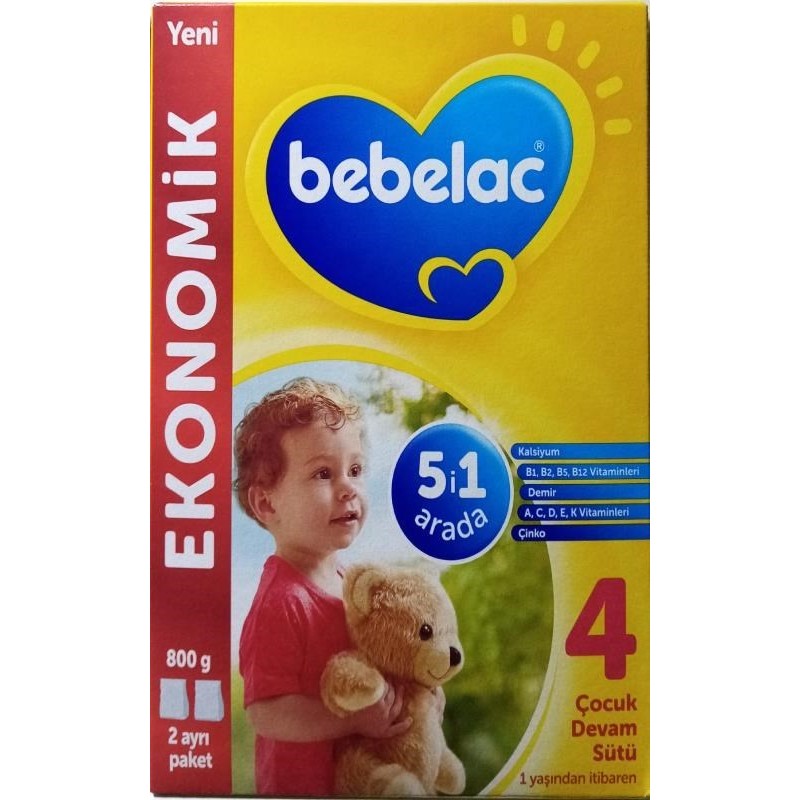 Bebelac 4 Çocuk Devam Sütü 800 gr
