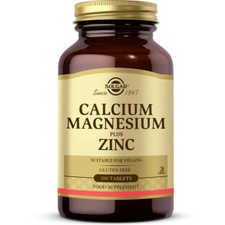 Solgar Calcium Magnesium Plus Zinc 100 Tablet Solgar Calcium Magnesium Plus Zinc 100 Tablet