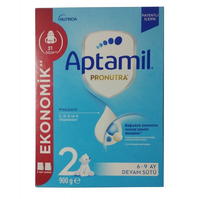 Aptamil 2 Devam Sütü 900 gr Aptamil 2 Devam Sütü 900 gr