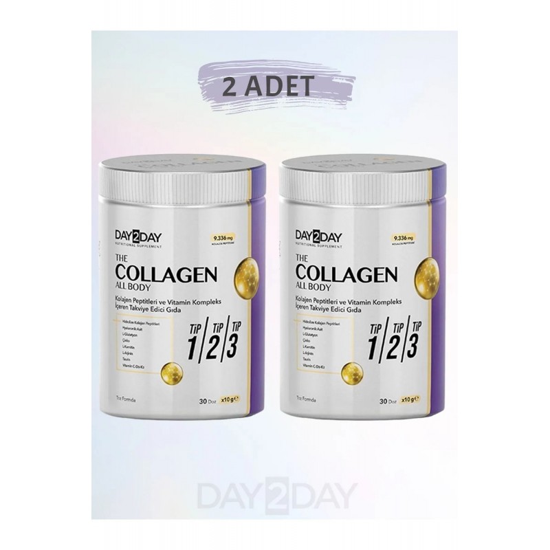 Day2Day The Collagen All Body Toz 300 gr 2'li