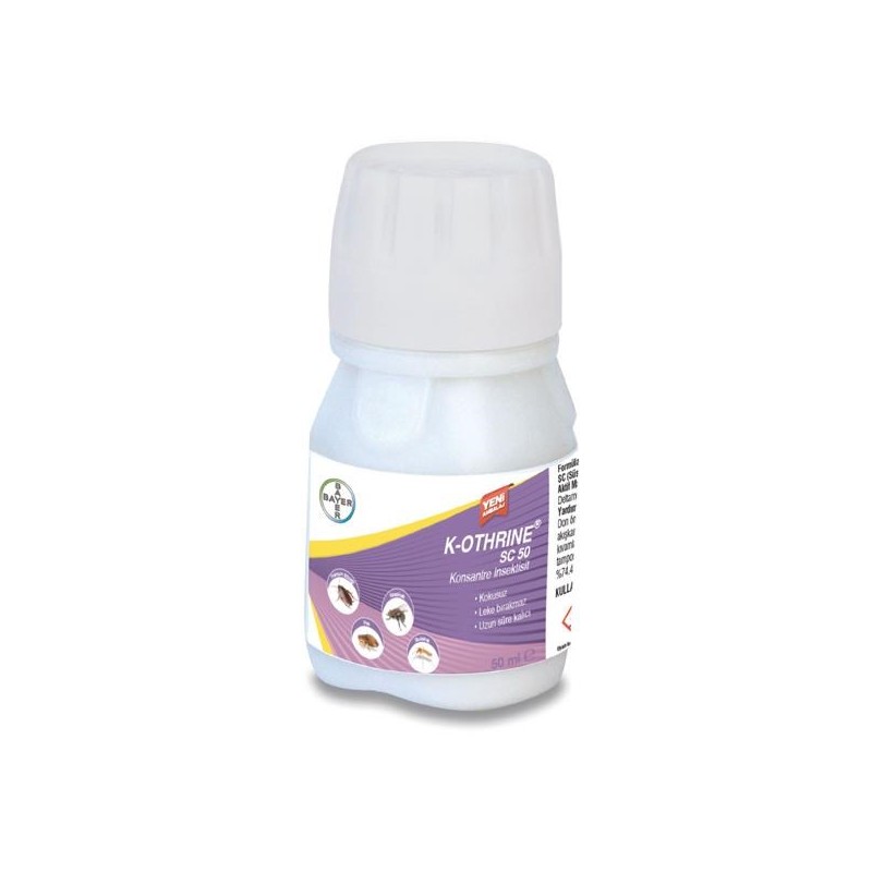 K-Othrine Sc-50 50 ml Haşere, Sinek İlacı K-Othrine Sc-50 50 ml Haşere, Sinek İlacı