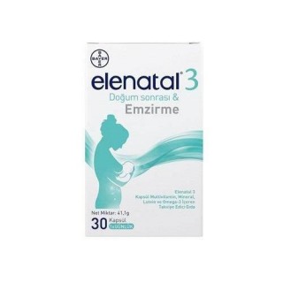 Elenatal 3 30 Kapsül Elenatal 3 30 Kapsül