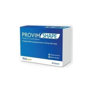 Wellcare Provim Shape Probiyotik 30 Kapsül Wellcare Provim Shape Probiyotik 30 Kapsül