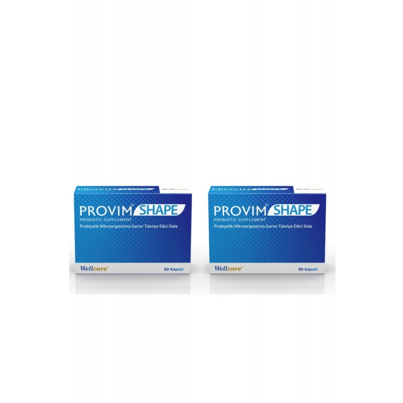 Wellcare Provim Shape Probiyotik 30 Kapsül 2'li