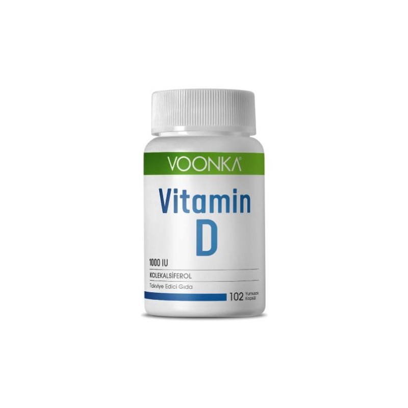 Voonka Vitamin D 102 Kapsül Voonka Vitamin D 102 Kapsül