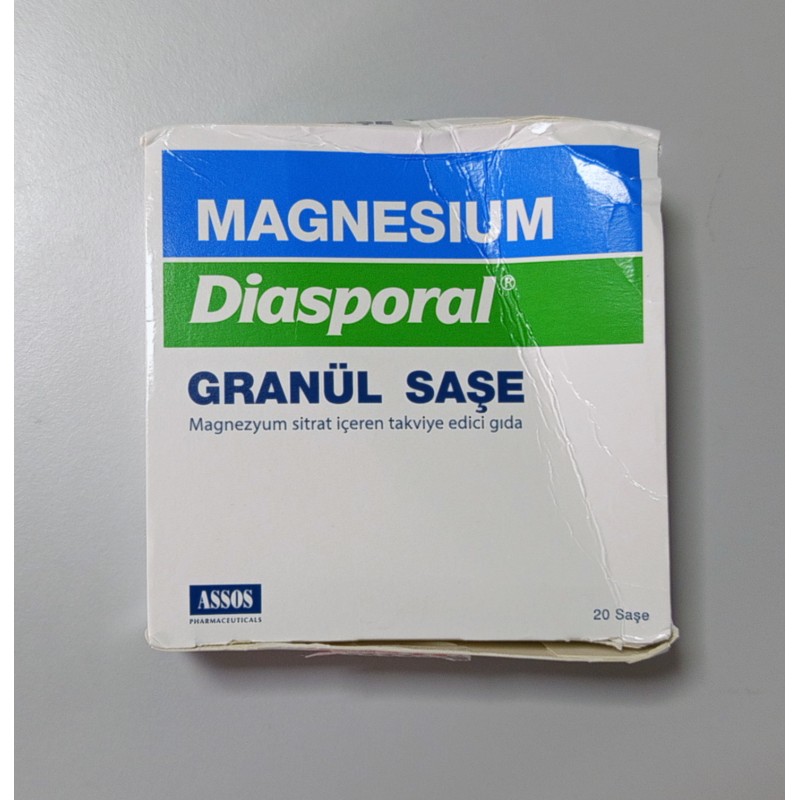 Assos Magnesium Diasporal Granül 20 Saşe (Outlet)