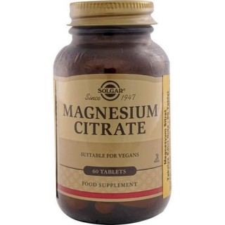 Solgar Magnesium Citrate 200 mg 60 Tablet Mineral Solgar Magnesium Citrate 200 mg 60 Tablet Mineral