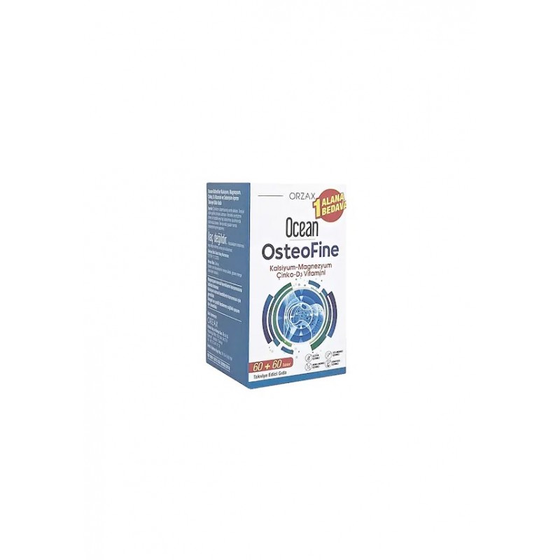 Ocean Osteofine 1 Alana 1 Bedava 60+60 Tablet Takviye Edici Gıda