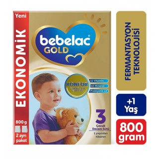Bebelac Gold 3 Devam Sütü 800 gr 4adet