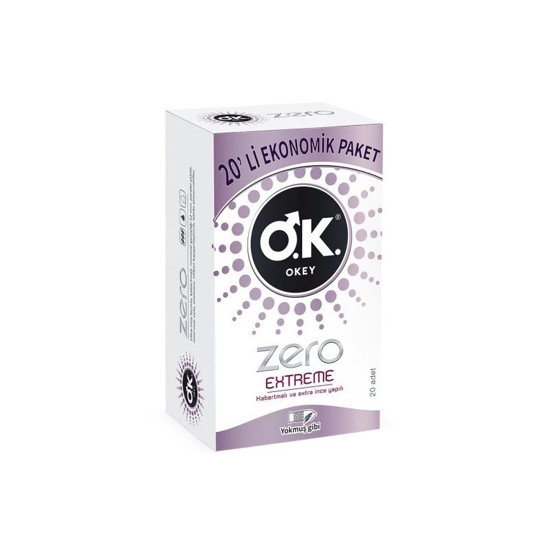 Okey Zero Extreme 20'li Prezervatif