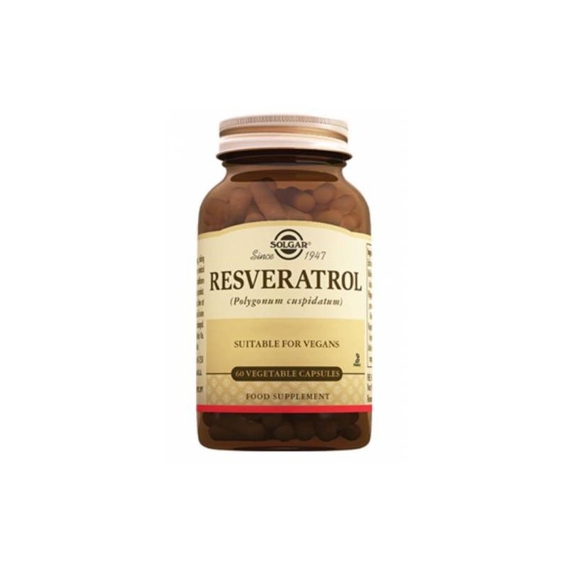 Solgar Resveratrol 60 Kapsül Vitamin