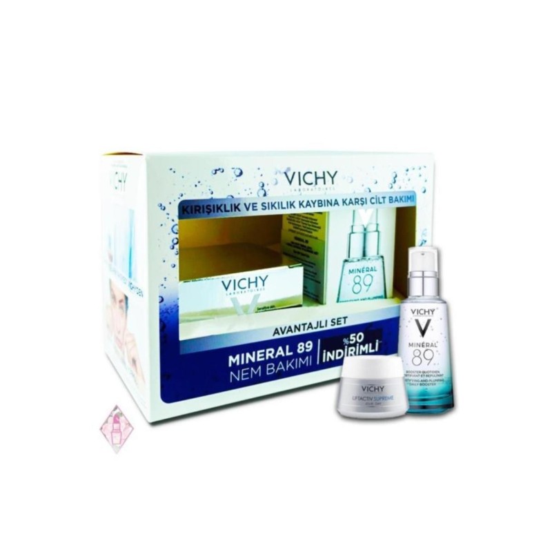 Vichy Neovadiol Normal/Karma Cream & Vichy Mineral 89 30 Ml %50 İndirimli Avantajlı Set