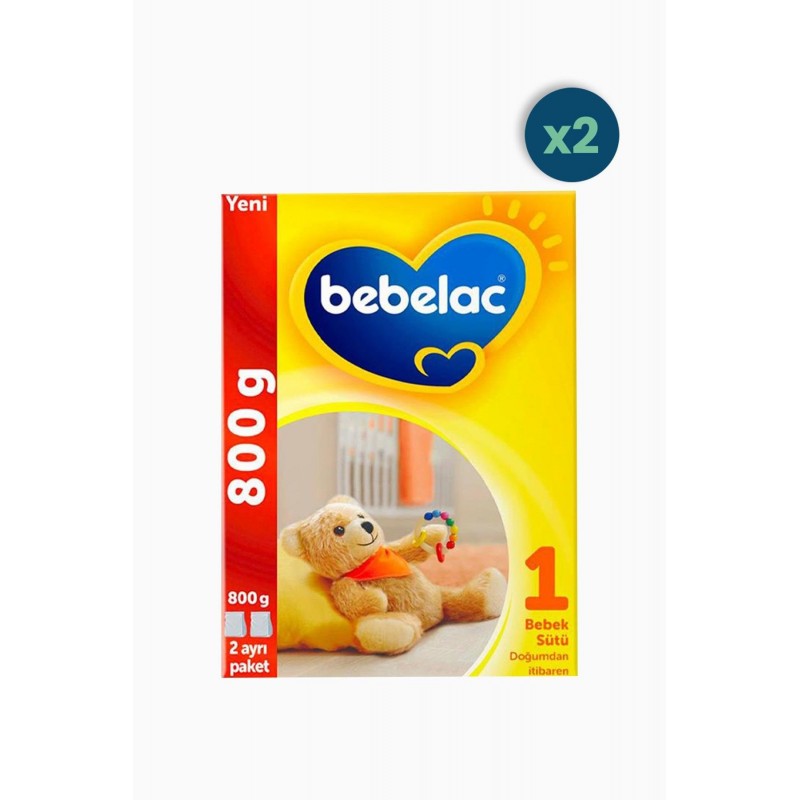 Bebelac 1 Bebek Sütü 800 gr 2 Adet