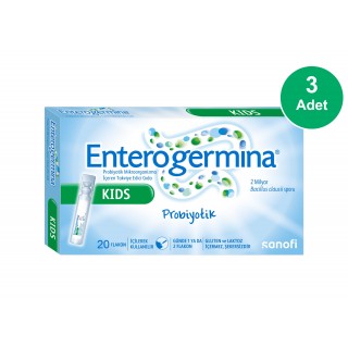 Enterogermina Çocuklar İçin 5 ml 20 Flakon 3 Adet