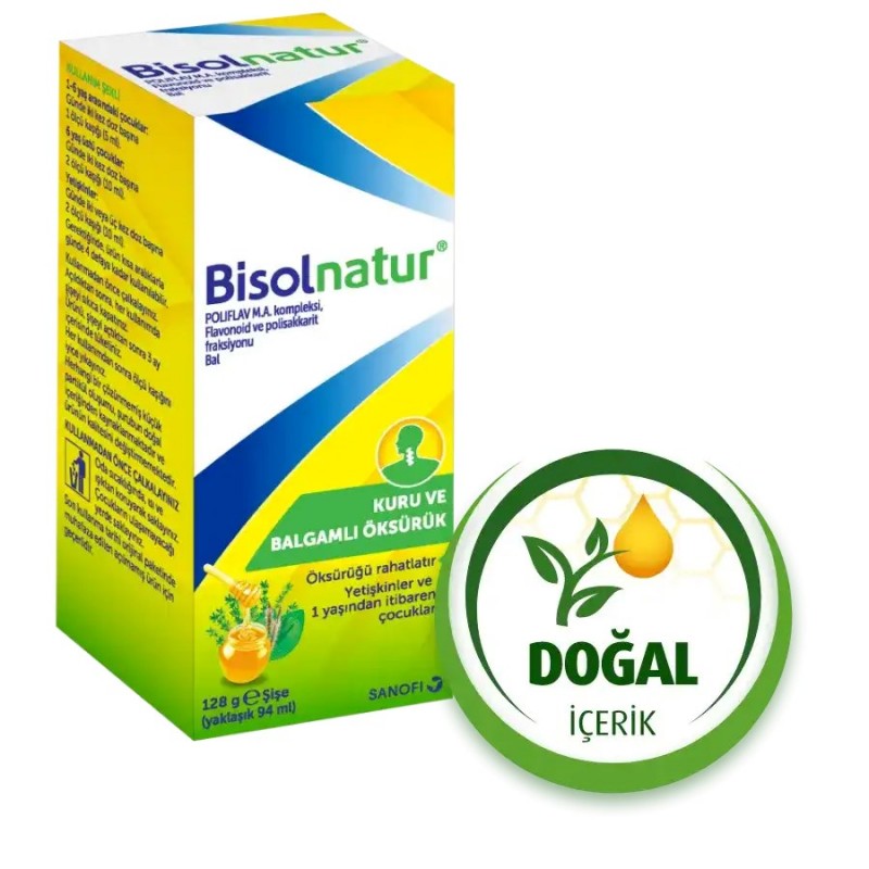 Bisolnatur Öksürük Şurubu 128 gr