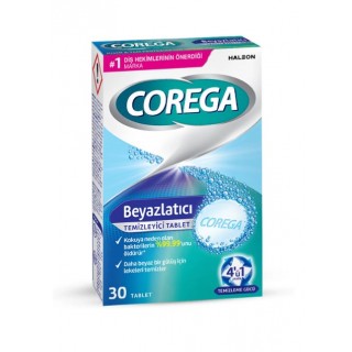 Corega Beyazlatıcı Temizleyici 30 Tablet