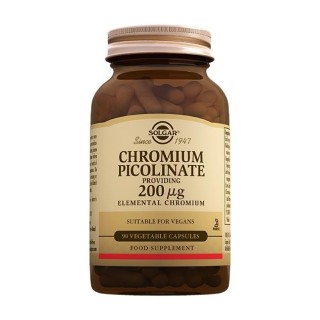 Solgar Chromium Picolinate 200 mcg 90 Kapsül