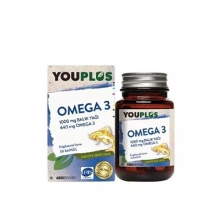 YouPlus Omega 3 30 Kapsül