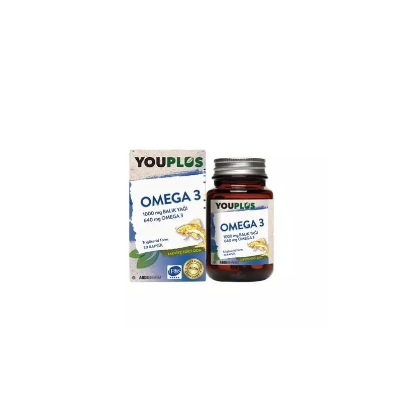 YouPlus Omega 3 30 Kapsül