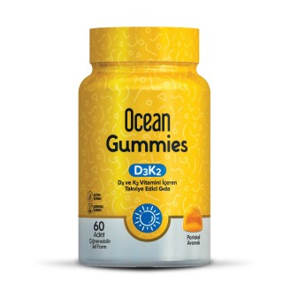 Ocean Gummies D3 K2 Vitamin Çiğnenebilir 60 Softgel