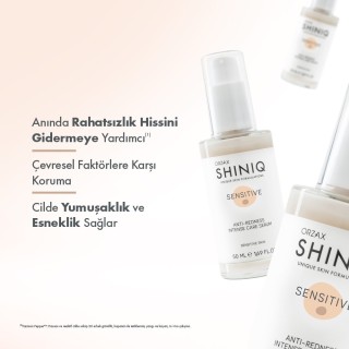 Orzax Shiniq Anti-Redness Hassas Ciltler İçin Bakım Kremi 40ML