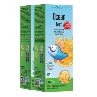 Ocean Multi Omega 3 150 ml Şurup 2 li