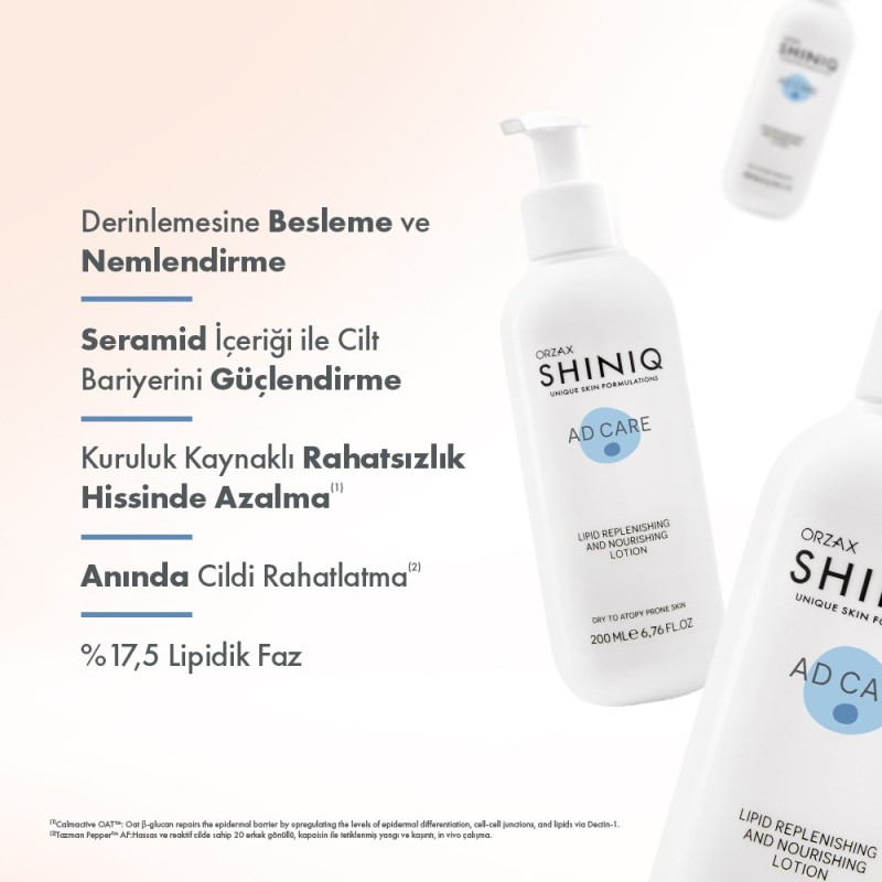 Orzax Shiniq Ad Care Lipid Replenishing and Nourishing Lotion 200 ml